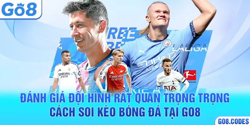 Đánh giá đội hình rất quan trọng trọng cách soi kèo bóng đá tại Go8